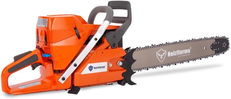 93.6cc Holzfforma G395 5.2kw Gasoline Chain Saw Power Head With 24inch .3/8'' Guide Bar and Chain
