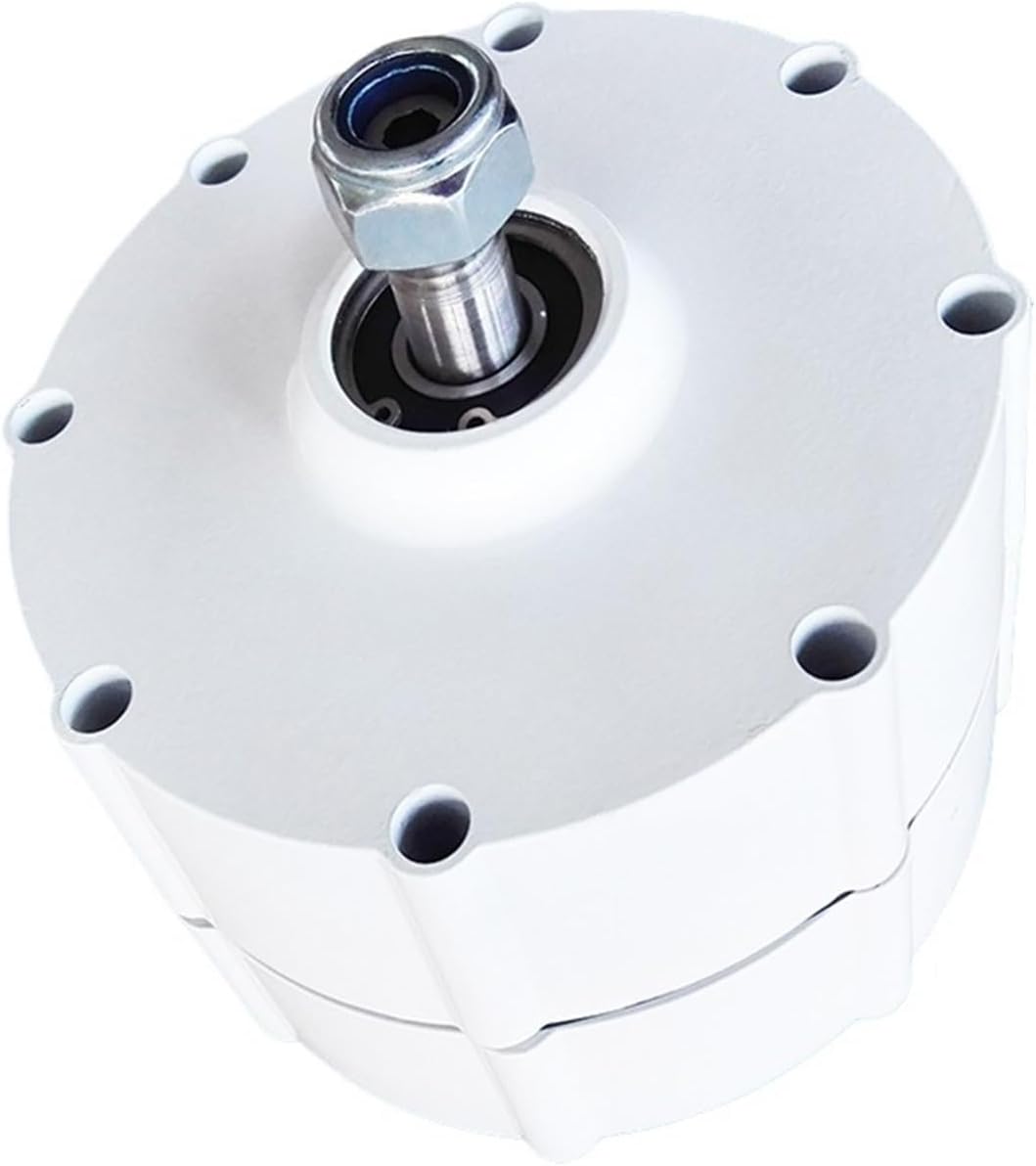 Wind Turbines, 500W Permanent Magnet Generator 600RPM 12V 24V 48V AC Alternator for Vertical Or Horizontal Wind Turbine Low Start Up Torque(Without Bracket,12VAC)