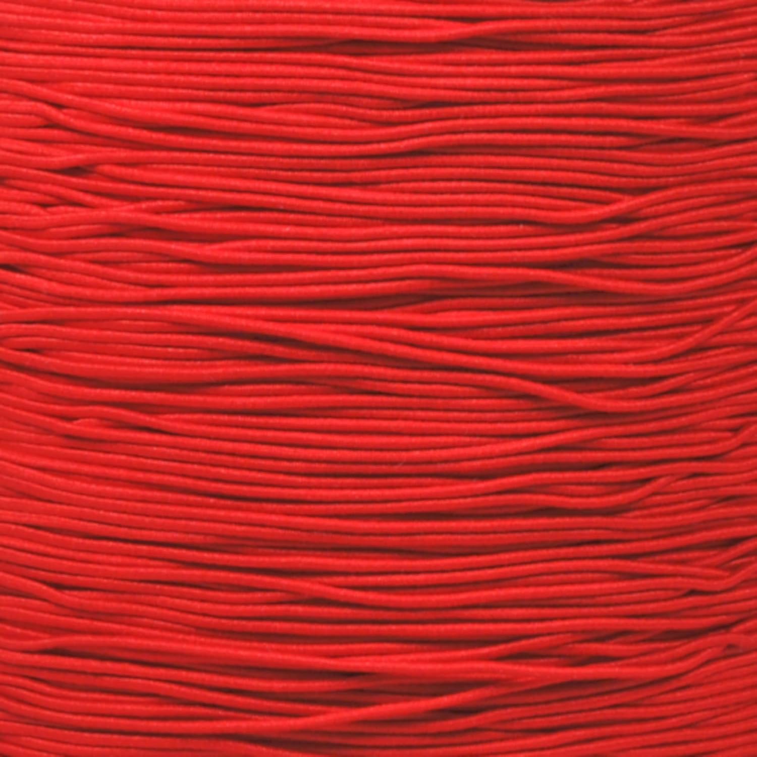 1/32” Elastic Cord Beading Crafting Stretch String – Choose from 10, 25, 50, 100, and 1300 Feet, Made in USA