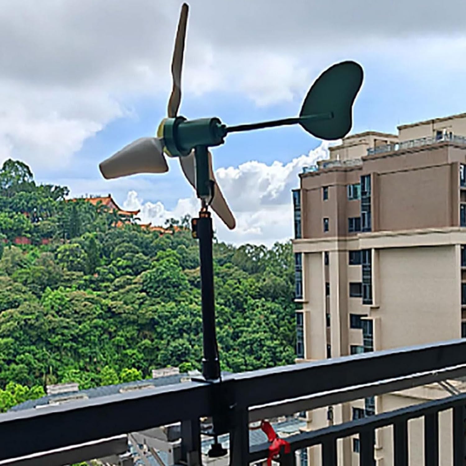 50W Portable Micro Wind Turbine Generator - 3 Blades DC 1-24V, Ideal for Camping, Includes Folding Stand & EVA Handbag, Efficient 200-1500RPM Power Solution