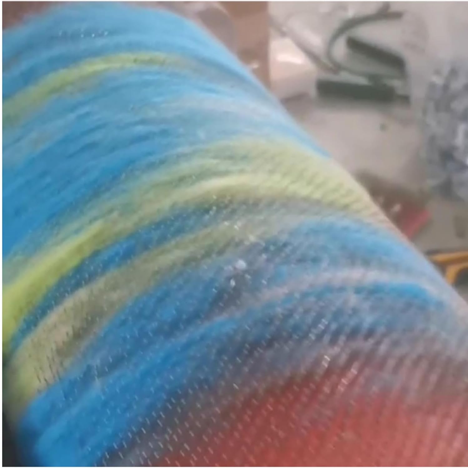 Fleece Carders, Heavy Duty Drum Carder, DIY Wool Felt Machine, Wool Combing Machine, Wool Felt Making Tools, for DIY Craft (16 inches)