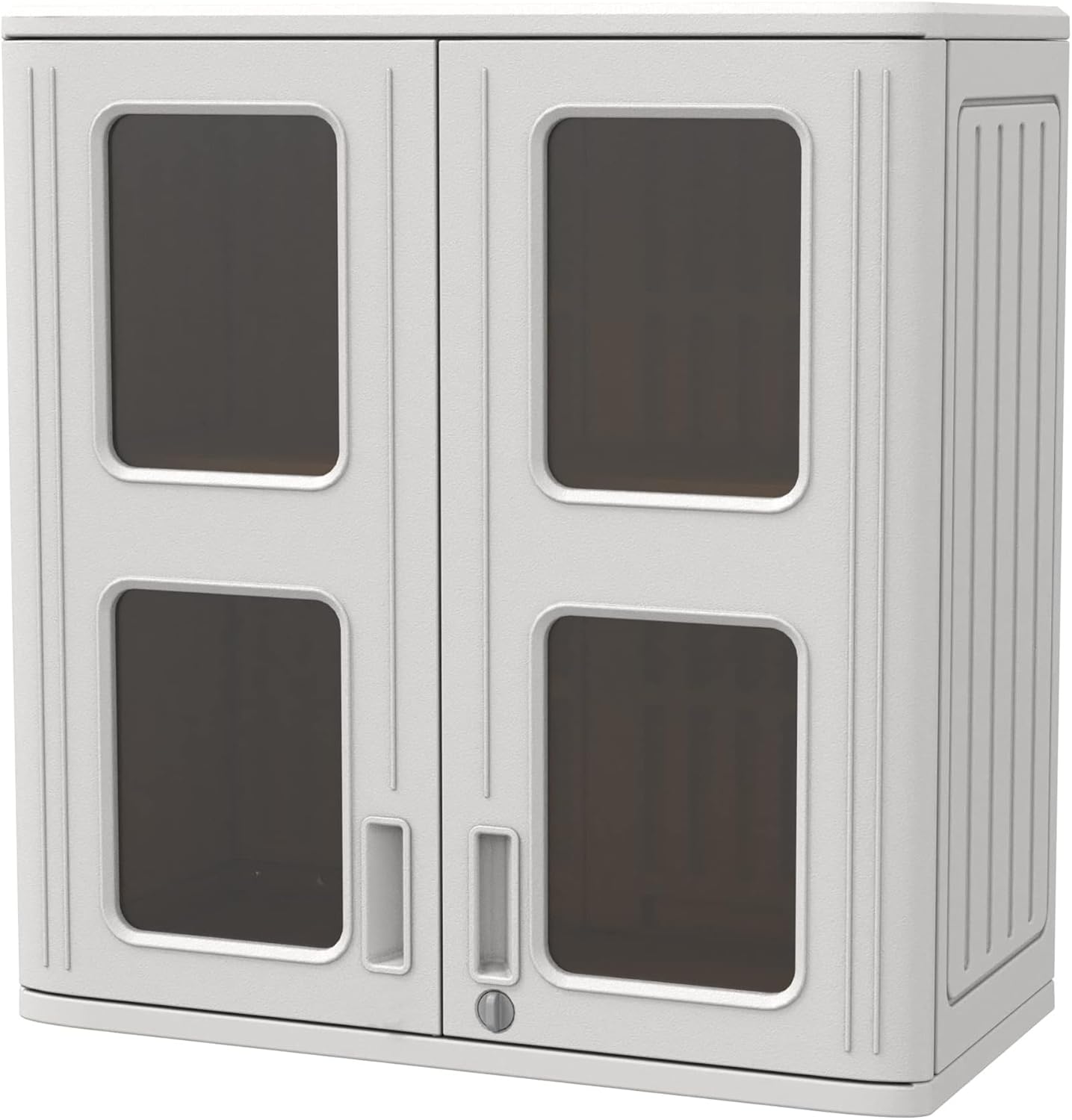 ADDOK Wall Storage Cabinet with Metal Shelf, 29