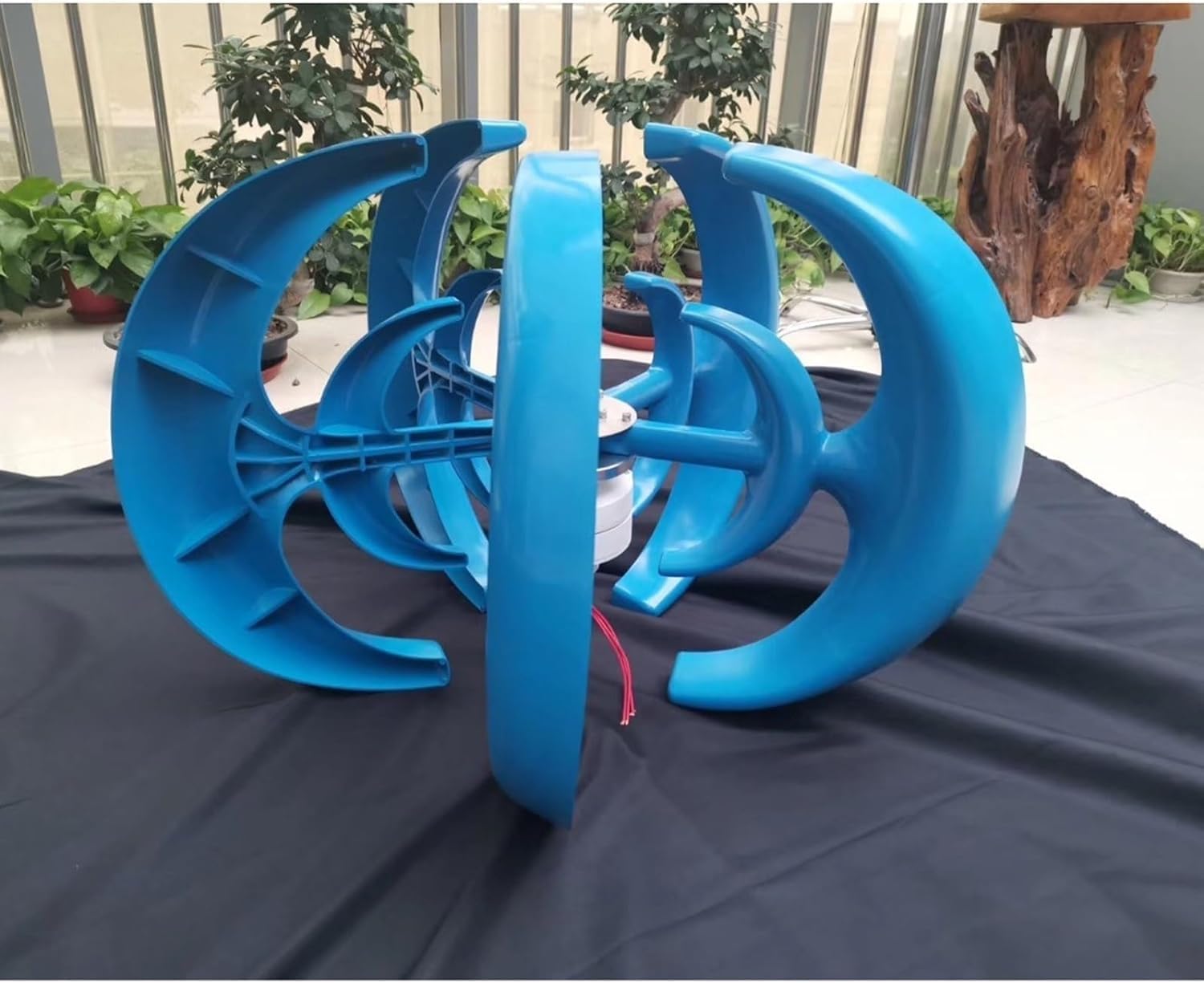 CHRISK Residential Wind Turbine 12000W High-Efficiency Vertical Wind Generator for Home Use - Sustainable and Green Power