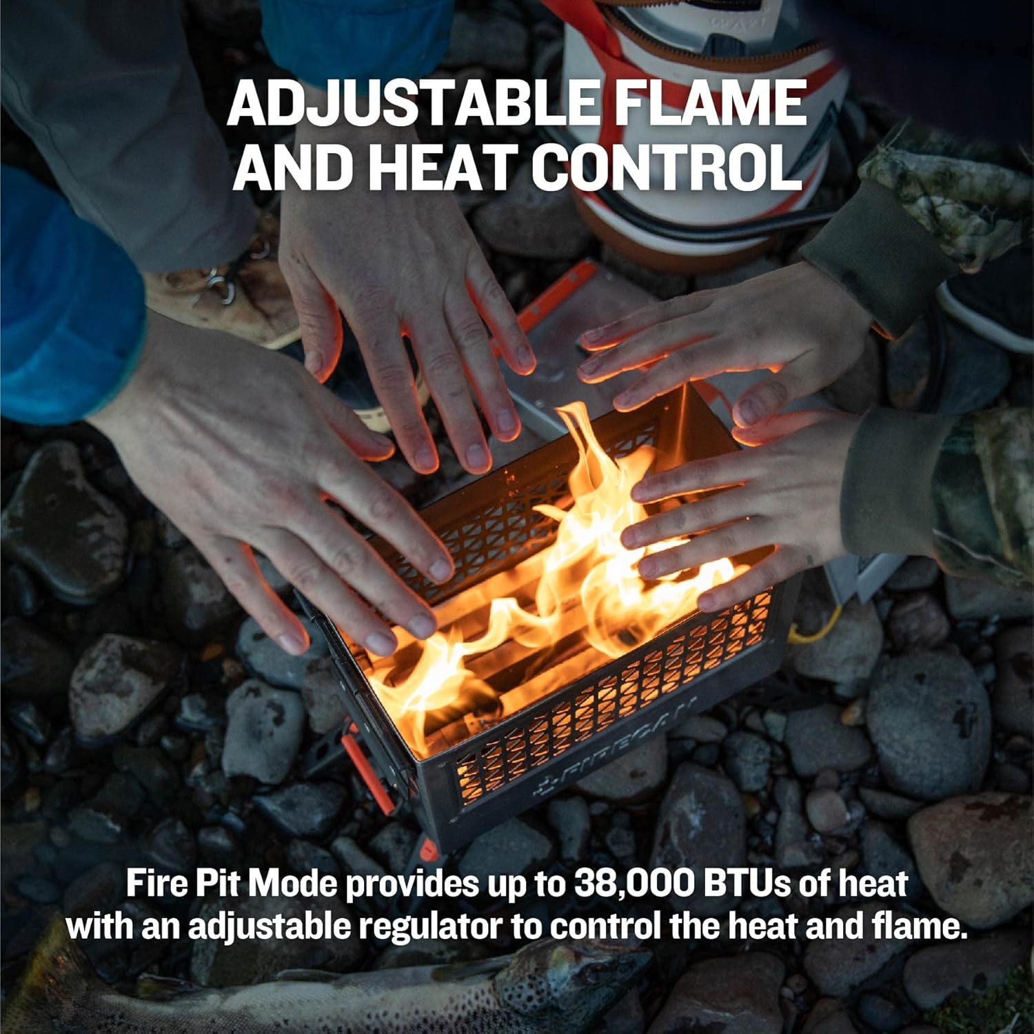 Ignik FireCan Deluxe Portable Propane Fire Pit and Grill