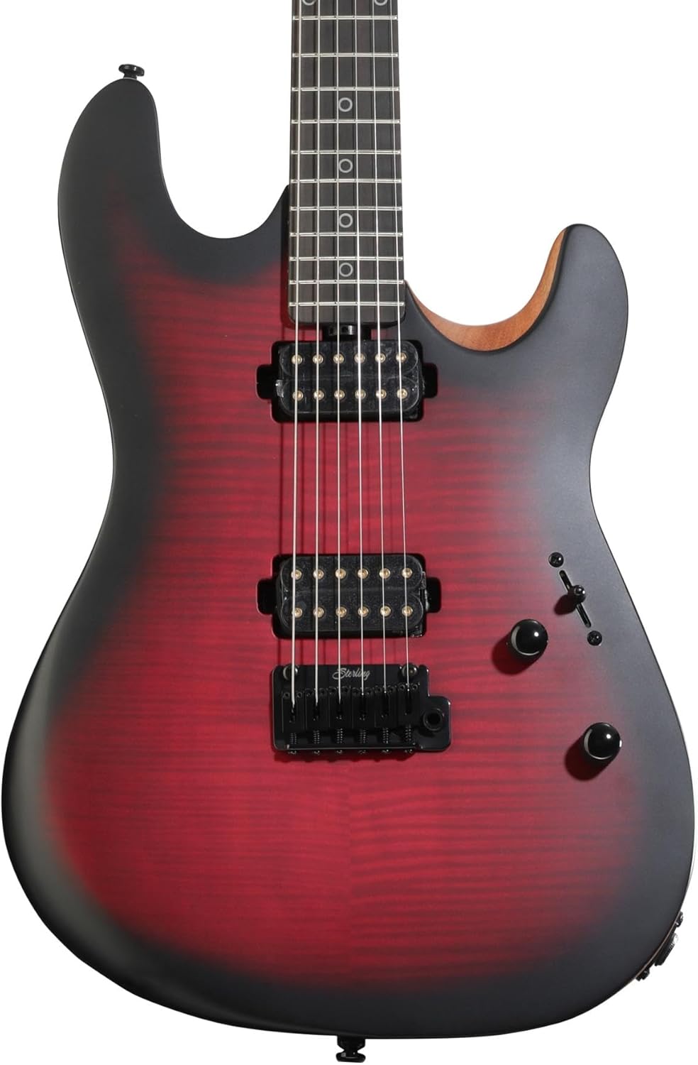 Sterling By Music Man Rabea Massaad Artist Series Sabre Electric Guitar - Blood Flame Burst