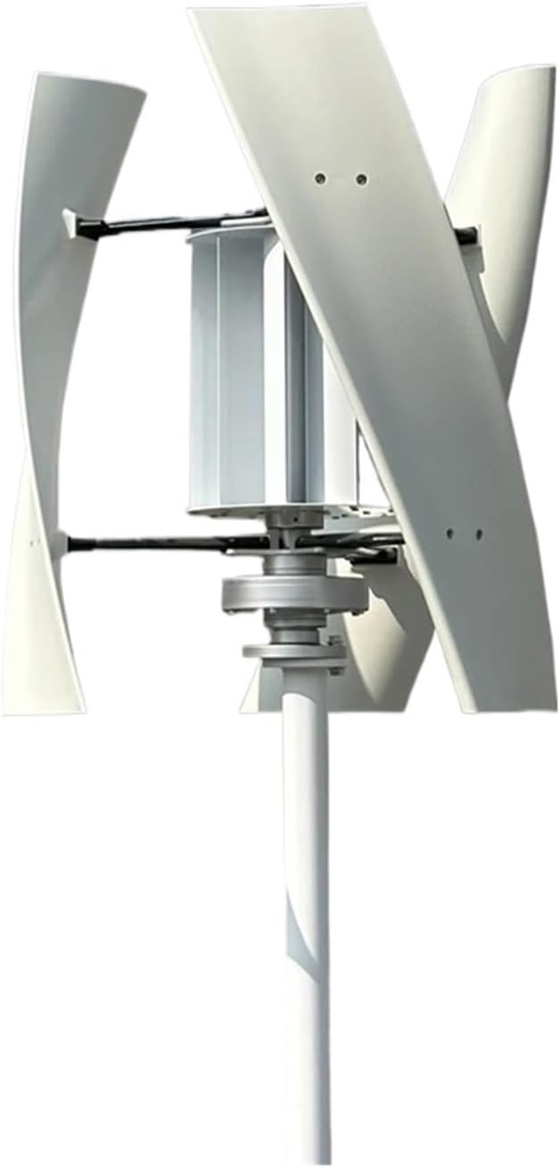 Wind Turbine Generator Kit, Wind Turbine 3KW Generator Axis Windmill Energy Sources 12v 24v 48v 3 Blades Low Wind Speed Starting Wind Turbines for Hybrid Solar Wind System(48V)