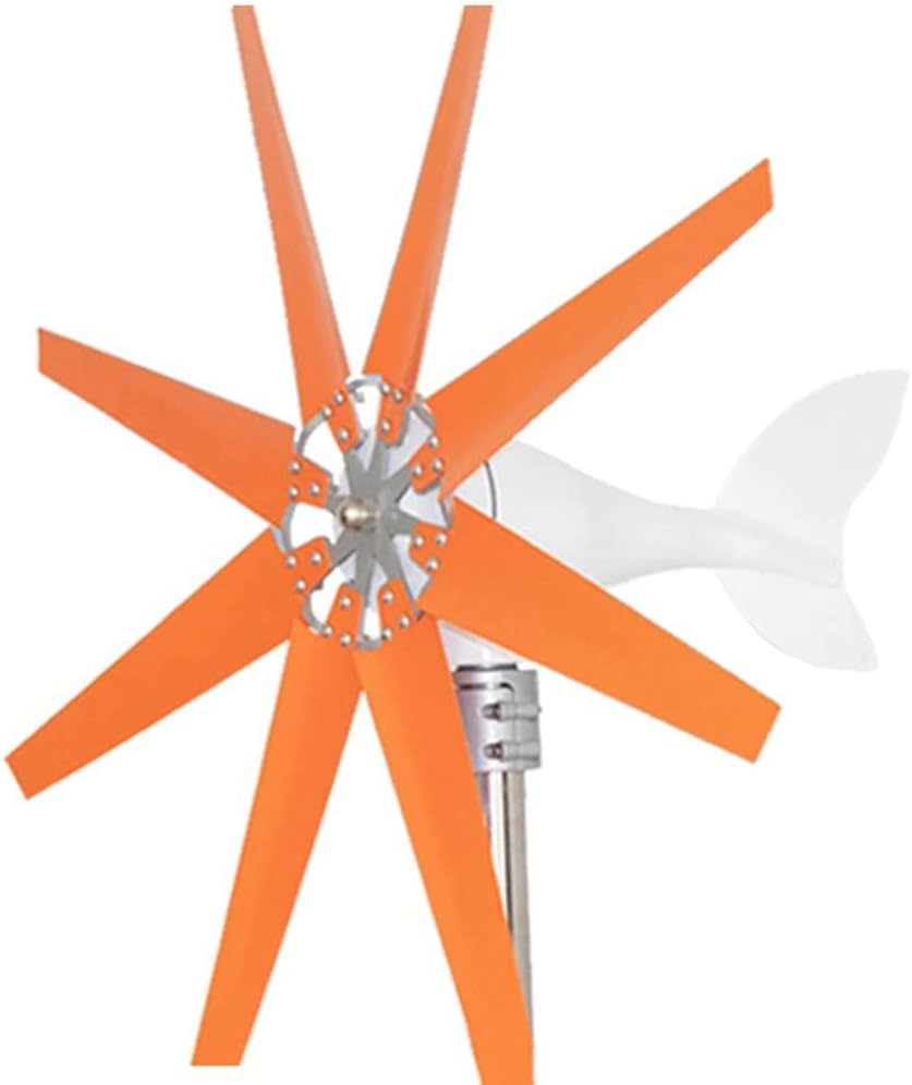 Wind Generator 10000W 12V -220V with 8 Blade Low Wind Speed Starting Aluminum Alloy Wind Turbines with Charge Controller Windmill for Home