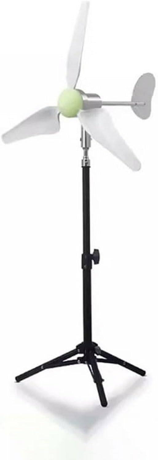 50W Portable Micro Wind Turbine Generator - 3 Blades DC 1-24V, Ideal for Camping, Includes Folding Stand & EVA Handbag, Efficient 200-1500RPM Power Solution