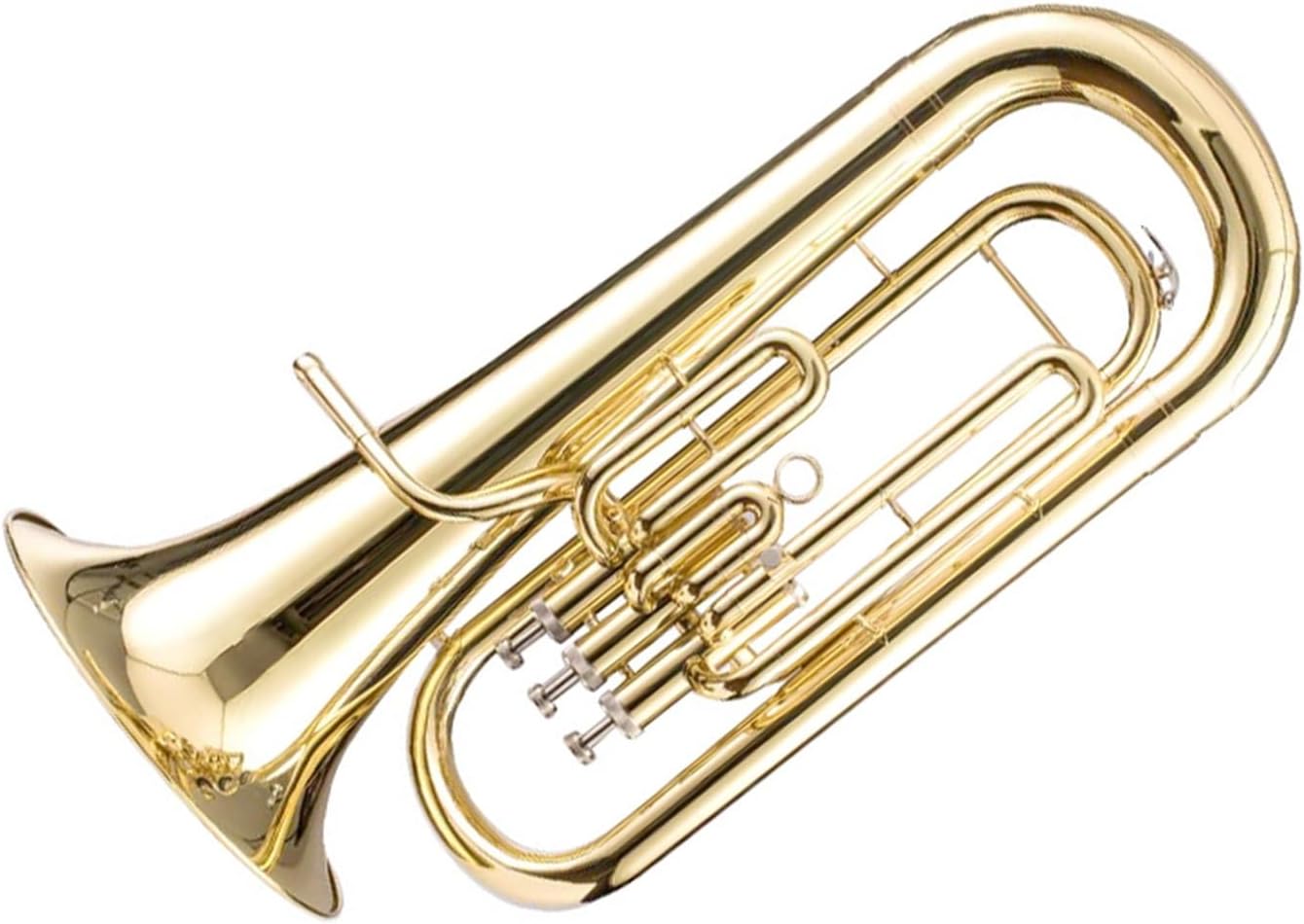Gold Or Silver Three Key Tenor Horn Euphonium B Flat Major Practice Instrument Euphonium All-brass Instrument(1)