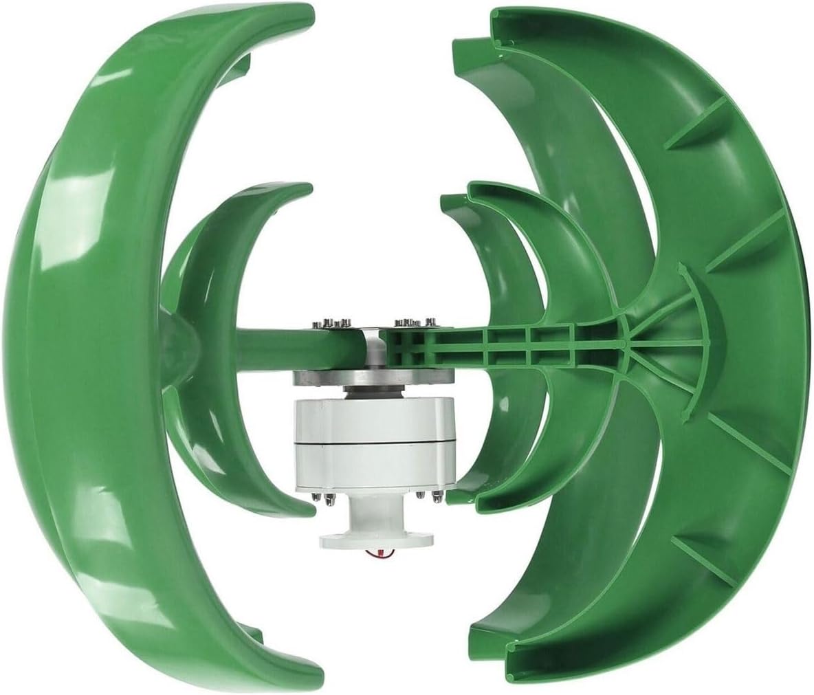 1000W 12V/24V Vertical Axis Hemisphere Wind Turbine, Lantern Type Wind Turbine 4 Blade Turbine with Controller Home Three-Phase AC Permanent Magnet Generator (12, Volts)