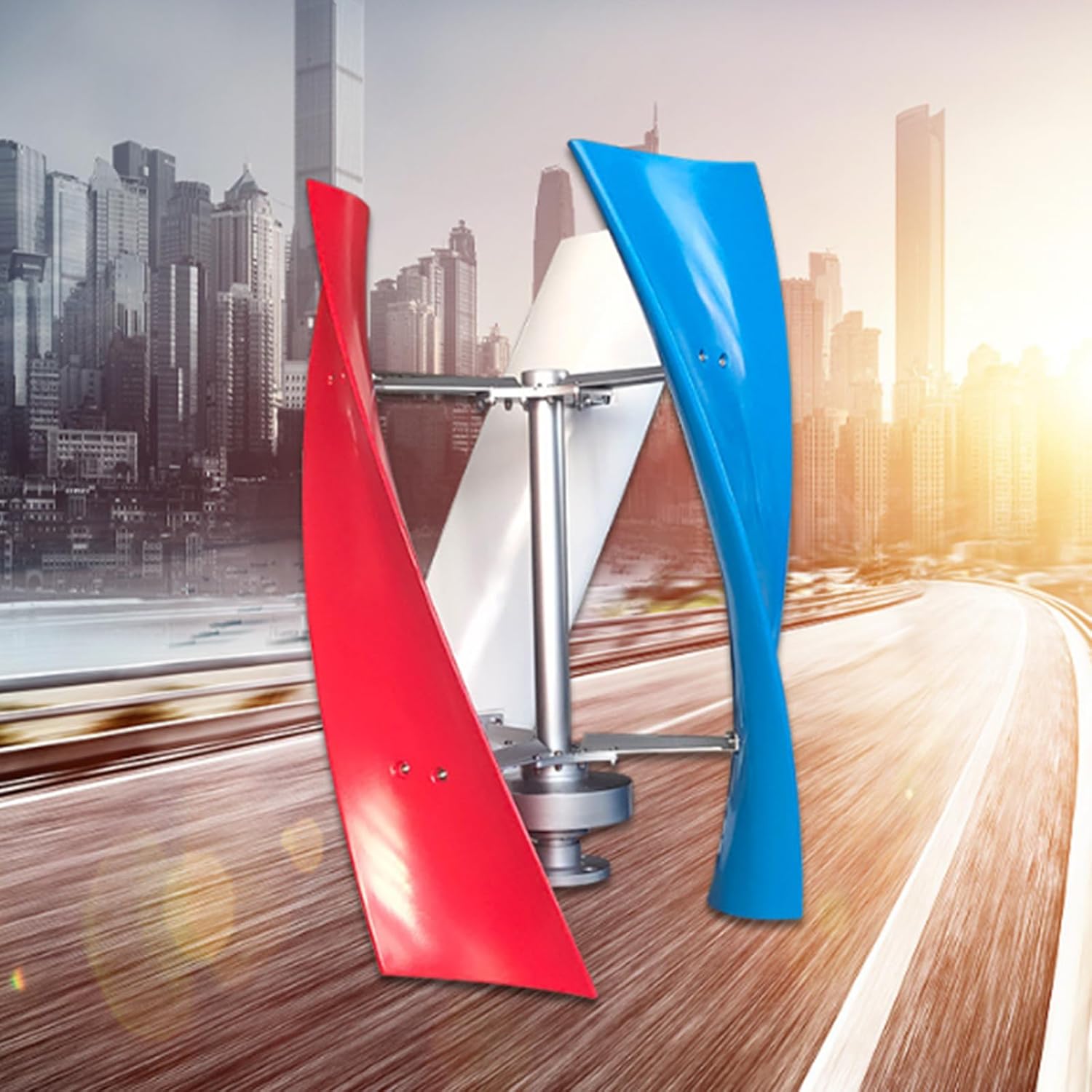 600W Vertical Wind Generator Wind Turbine 12V 24V 48V Output with Controller Power Turbine 3 Blade Outdoor Power Supplementation