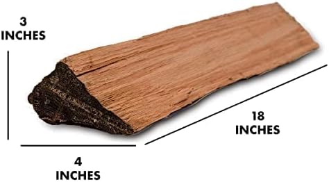 Firewood by Home and Country USA (50 LBS) - Hardwood, Firewood for Outdoor Fire Pits, Fireplaces, Wood Burning Stoves, and Campfires (w/Fire Starter)