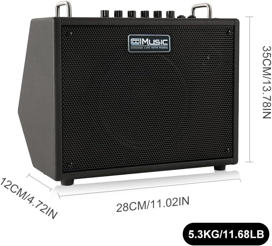 Coolmusic Keyboard AMP 30W Electric Drum Amplifier Speaker,with 3-Year Warranty