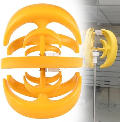 600W Low RPM Vertical Wind Turbine Generator with Controller - 12V/24V Windmill Energy Solution for Home Use - Quiet, Efficient, Eco-Friendly Power Generation