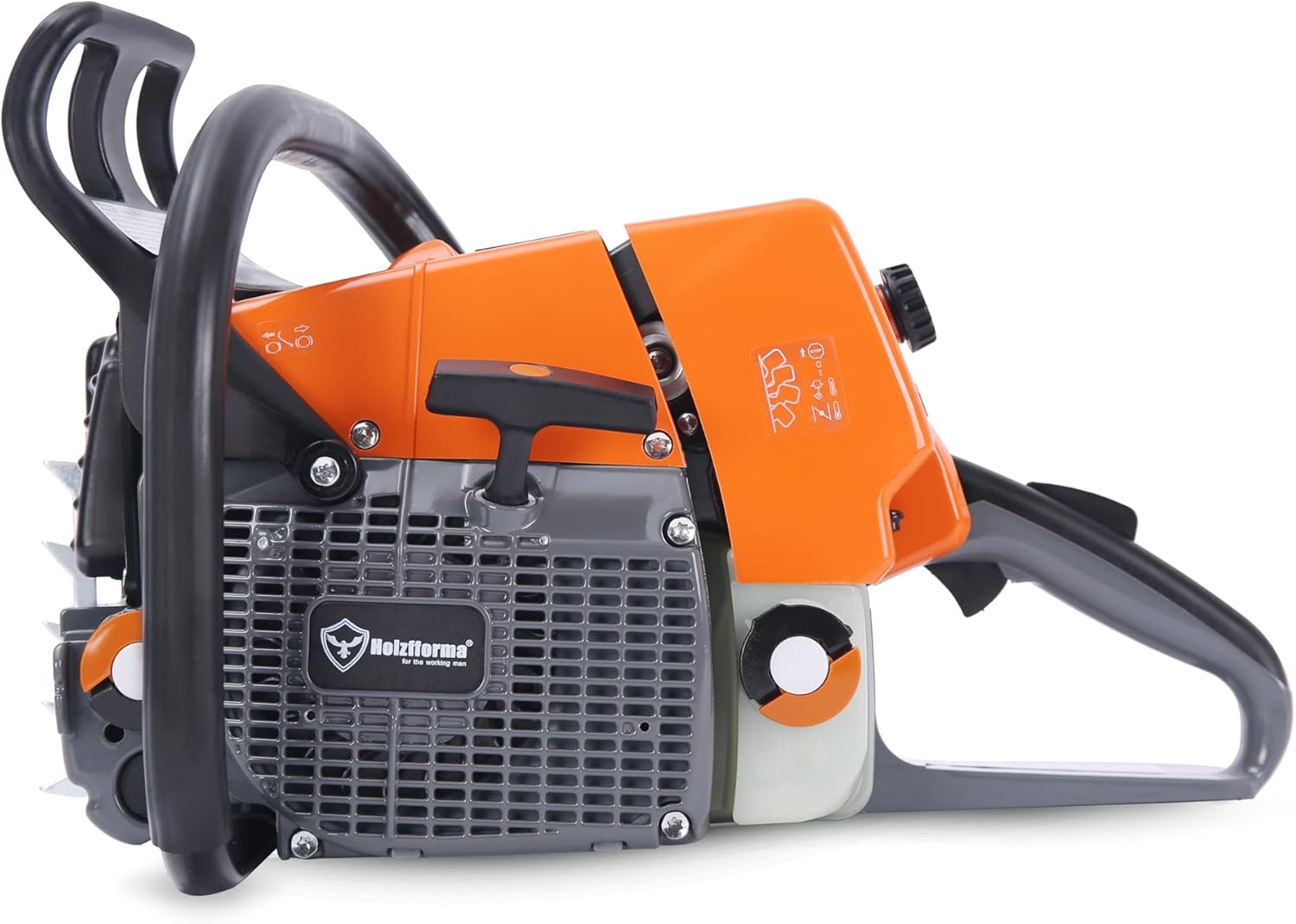 Holzfforma 76.5cc G466 4.4KW Gasoline Chain Saw Power Head Orange Drak Grey are Compatible with MS460 046 Chainsaw