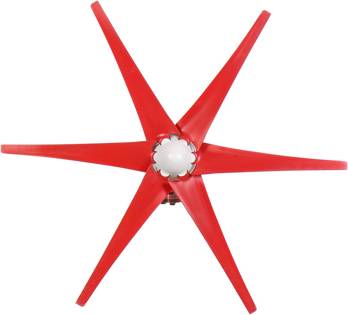 2400W 3/5/6 Blade Wind Turbines Generator High Conversion Rate Powerbank Motor Kit DC/AC 12/24V Windmill Energy Turbines Charge,12v,5 Blades