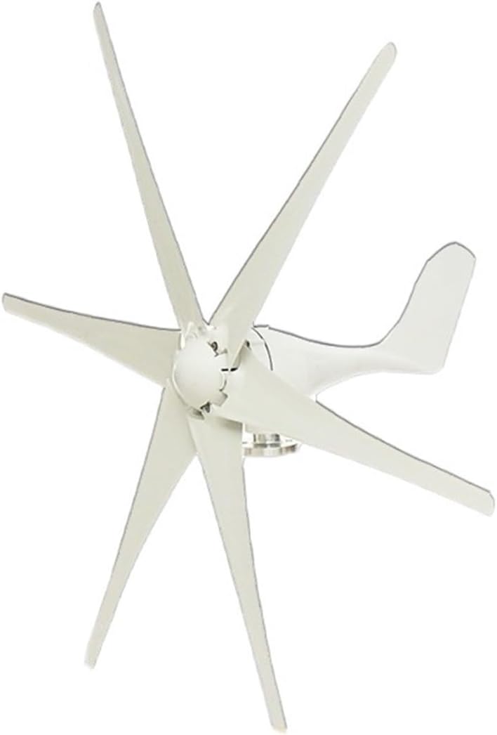 Wind Turbine Generator, 6000W Small Home Wind Turbine Generator Windmill Fit For Street Lamps,Monitoring Boat Free 10kw 10000W WithController for Marine, RV, Home(Black,WITH CONTROLLER_48V)