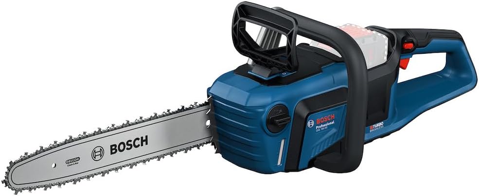 Bosch Professional 18V System Chainsaw GKE 18V-40 (40 cm Sword, Brushless Motor with BITURBO Technology, Includes Combination Wrench, Chain Cover)