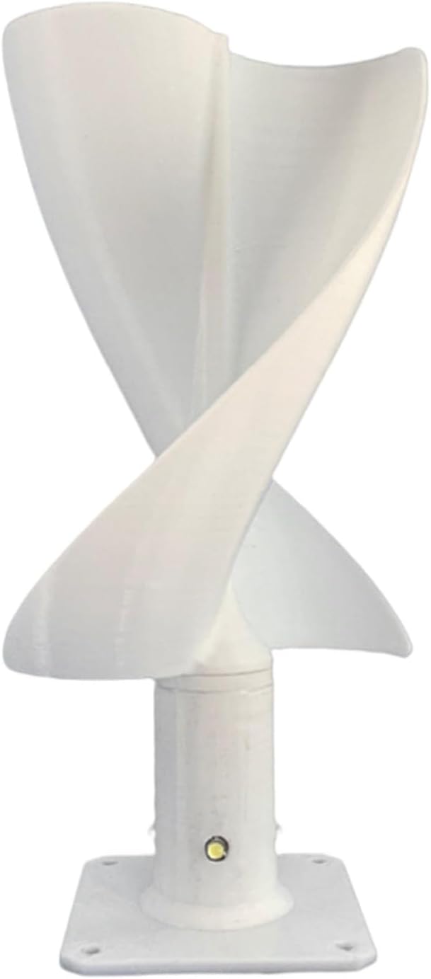 20w 12VDIY Wind Turbine Generator Model LED Light Vertical Wind Turbine Spiral Wind Turbine with 4 LED Lights