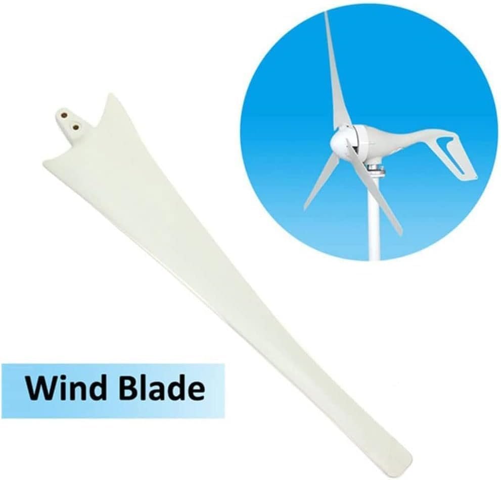 CAJUCA 550/580/600Mm Black/White Wind Generator Blades, High Strength Nylon Fiber Blade for Horizontal Wind Turbines