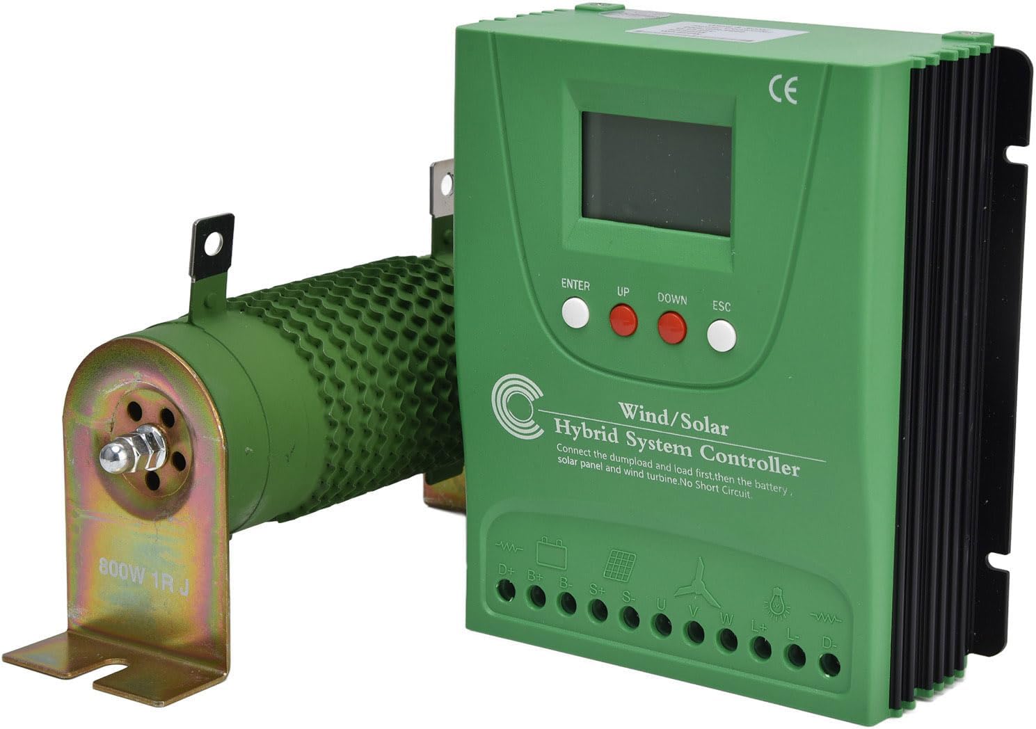 YWBL-WH Hybrid Controller, Wind Solar System Controller with MPPT Boost Charge, LCD Digital Display for Wind Solar Hybrid System