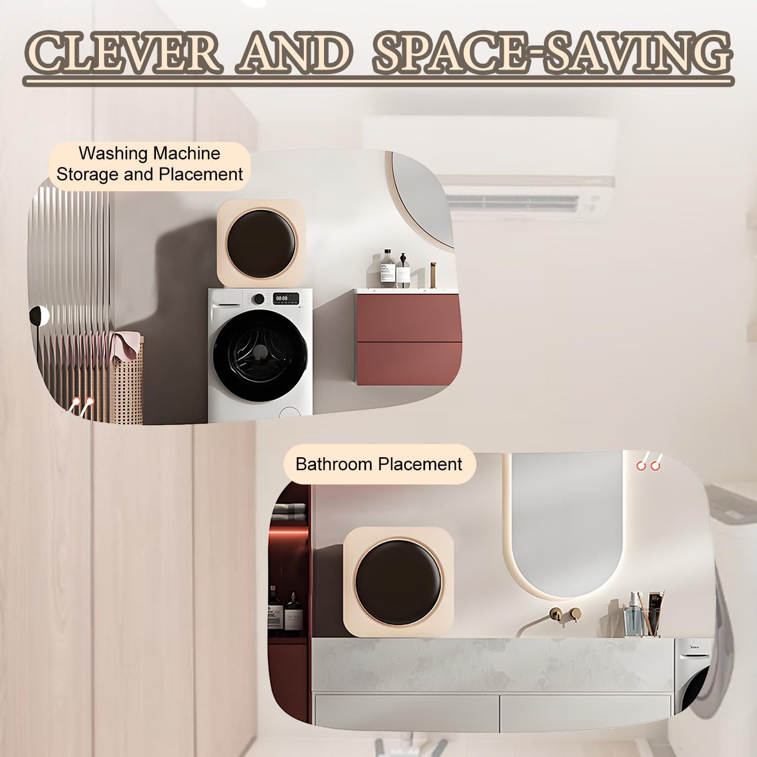 Mini Drum Washing Machine, 3.5L, Front Load, Fully Automatic and Spinner,Built-in Desktop Washer, Highly Efficient for Travel, Apartments, Dorms, Socks, Underwear