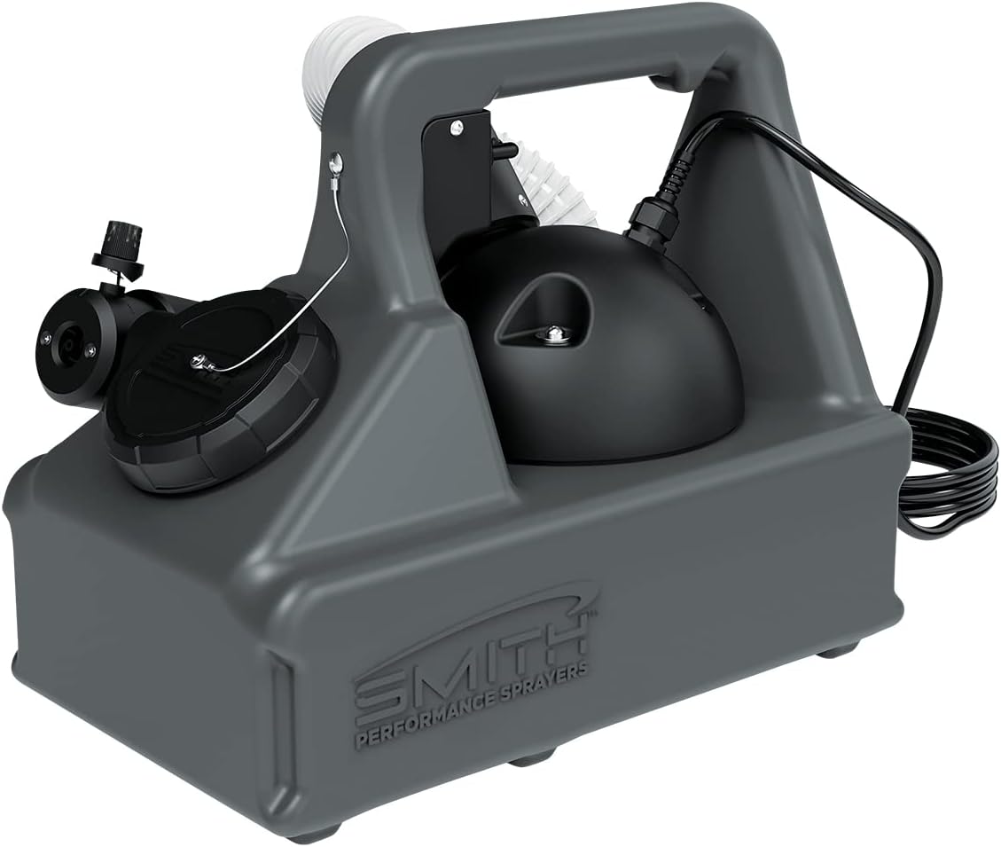Smith Performance Sprayers Smith ULV (1.7 Gal) Electric Cold Fogger, 110V, Model ULV17, Atomizer Mist, Spraying for Home, Hotel, School, Yard