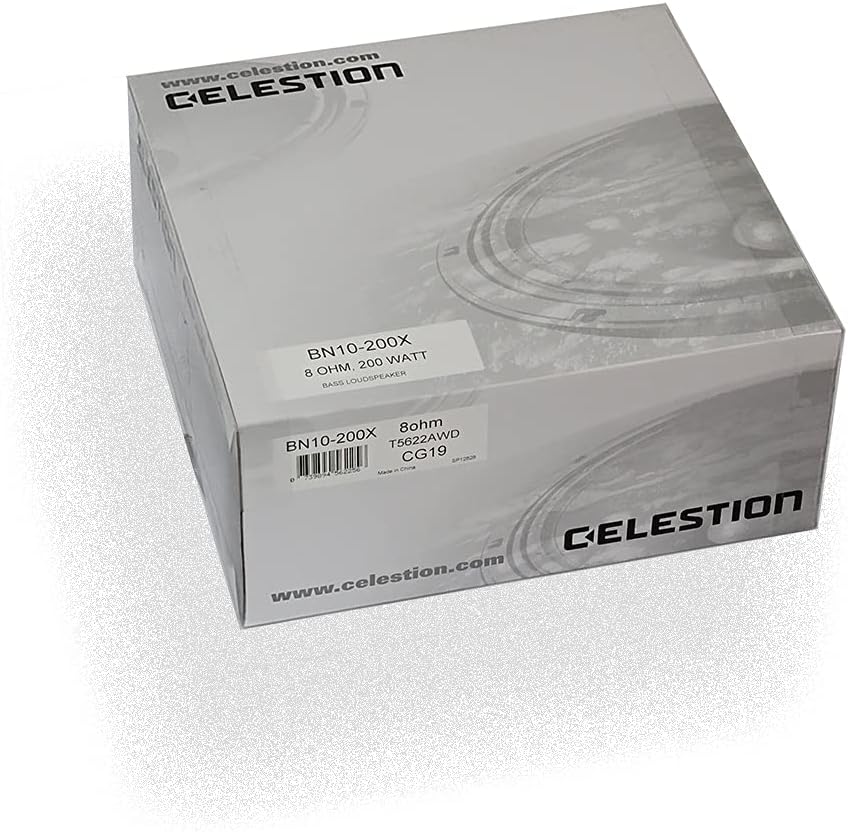 CELESTION BN10-200X 10-inch 200-watt Replacement Bass Amp Speaker - 8 ohm