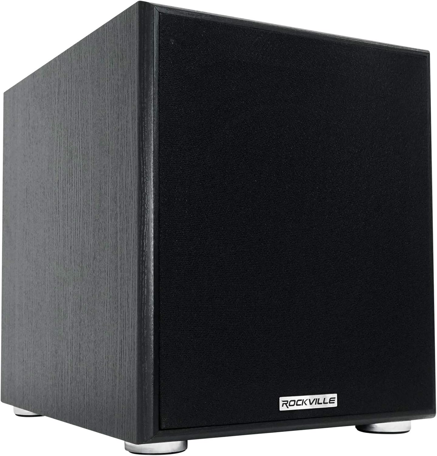 Rockville Rock Shaker 10 Black 600W Powered Subwoofer, Class-D Amp, Adjustable Crossover, MDF Enclosure, for Home Theater and Studio