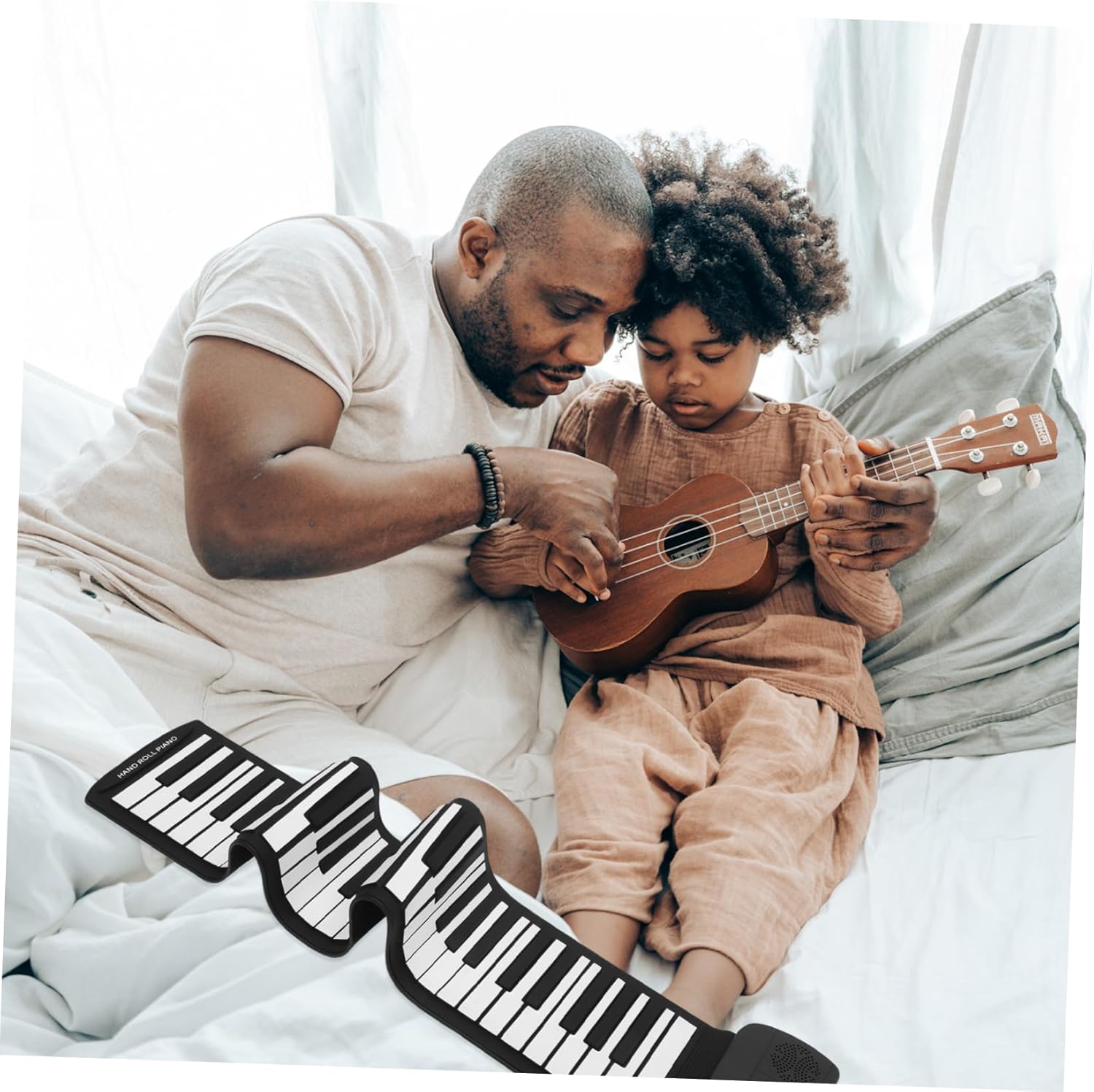 BESPORTBLE Keys Portable Up Piano Digital Music Keyboard with Tones Rhythms Lightweight Easy to Use for Beginners Music Enthusiasts USB Connection