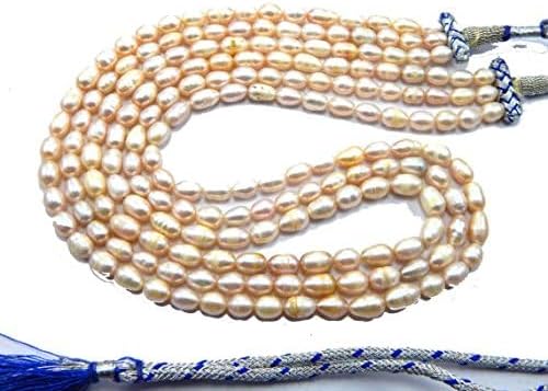 NATURAL Freshwater pearl necklace 5-11 mm Natural South Sea Pearl Necklace Oval beads Necklace 21 INCHES