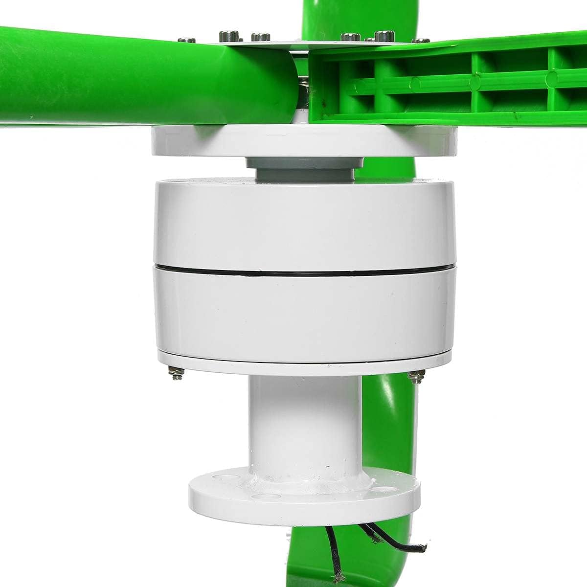 12/24/48V Wind Power Turbines Generator 9000W 5 Blades Generator Lantern Wind Turbines Vertical Axis for Streetlight+Controller