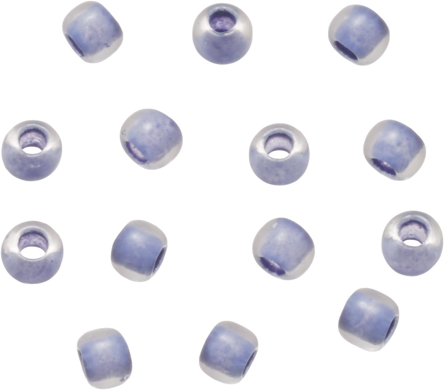 TOHO No. 977 Round Small Beads, 6 Bundles, Thread Threading Beads, Outer Diameter Approx. 0.09 inches (2.2 mm), 192.8 ft (60 m)