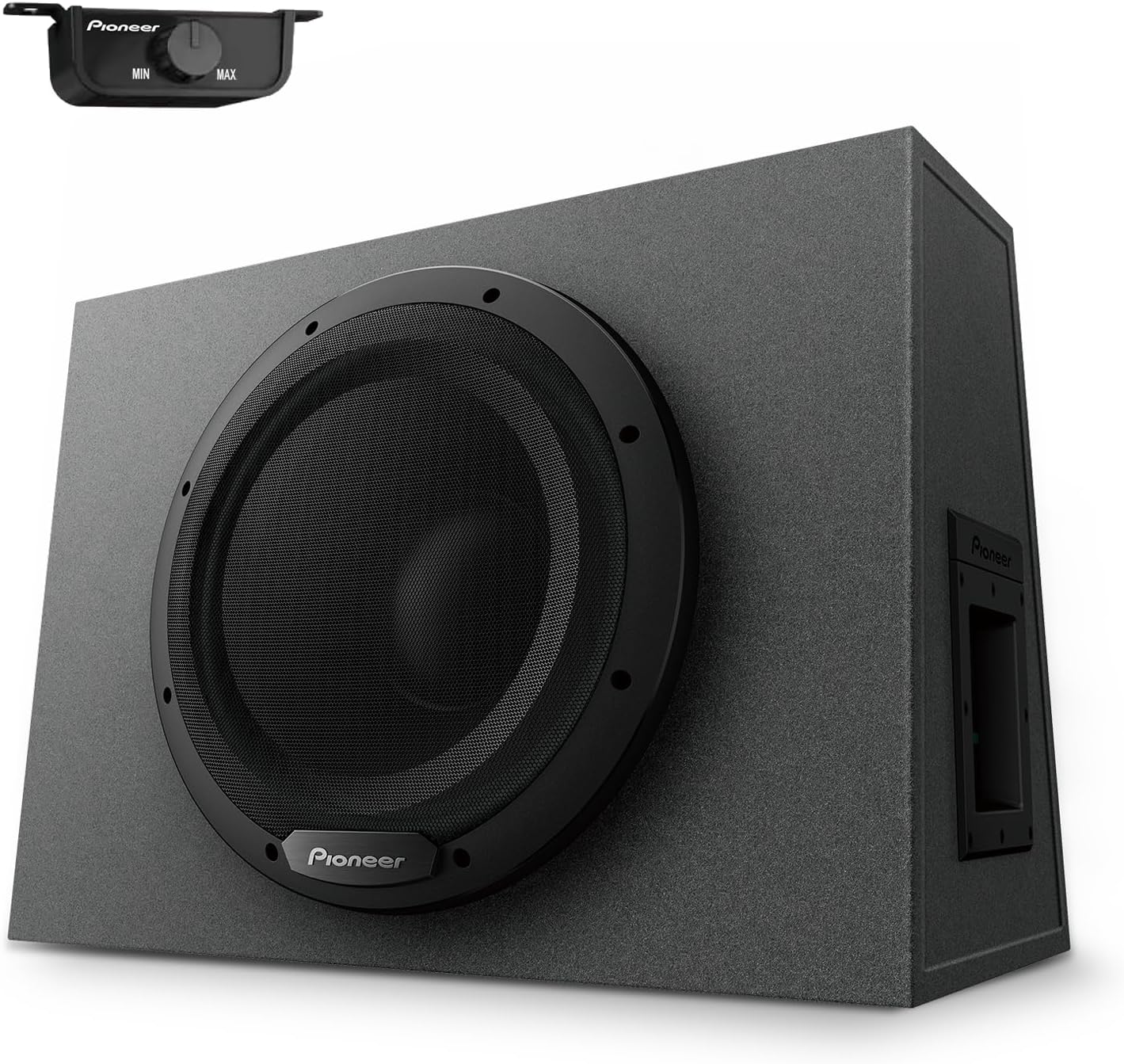 Pioneer TS-WX1210A 12” Subwoofer – 1300W Max, Built-in Amp for Easy Bass Upgrade, Enclosure Included, Amp Included, High-Level Input, Works with Most Factory or aftermarket radios