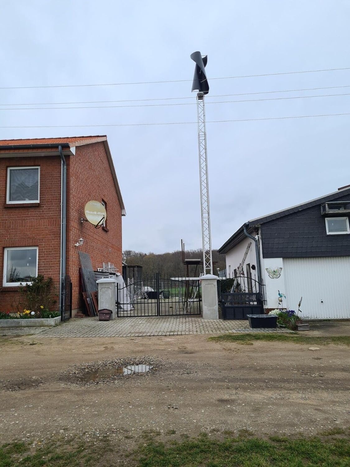 5000W Vertical Wind Turbine Maglev Axis Coreless Permanent Magnet Wind Power Generator Windmill with PWM Charge Controller