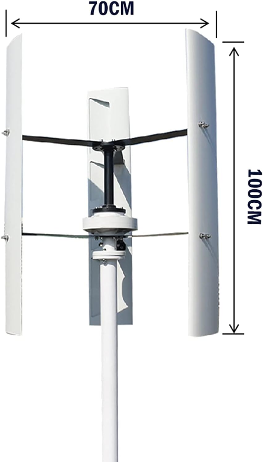 Turbines Home Roof 8000W Permanent Vertical Axis 48V/100V Wind Generator with Wind Solar Hybrid Charge Controller