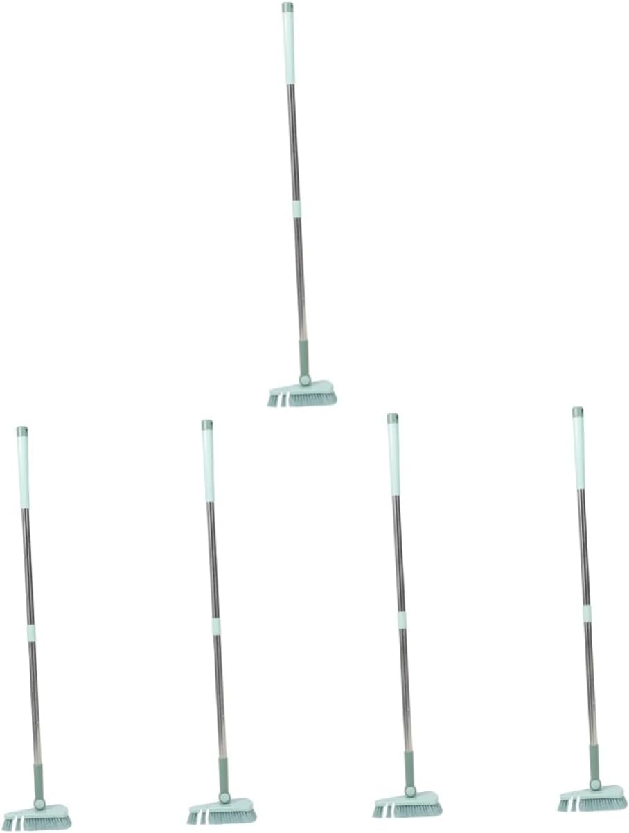balacoo 5pcs Pool Cleaning Brush Tile Scrubber Floor Brush Long Handle for Pool Scrubber