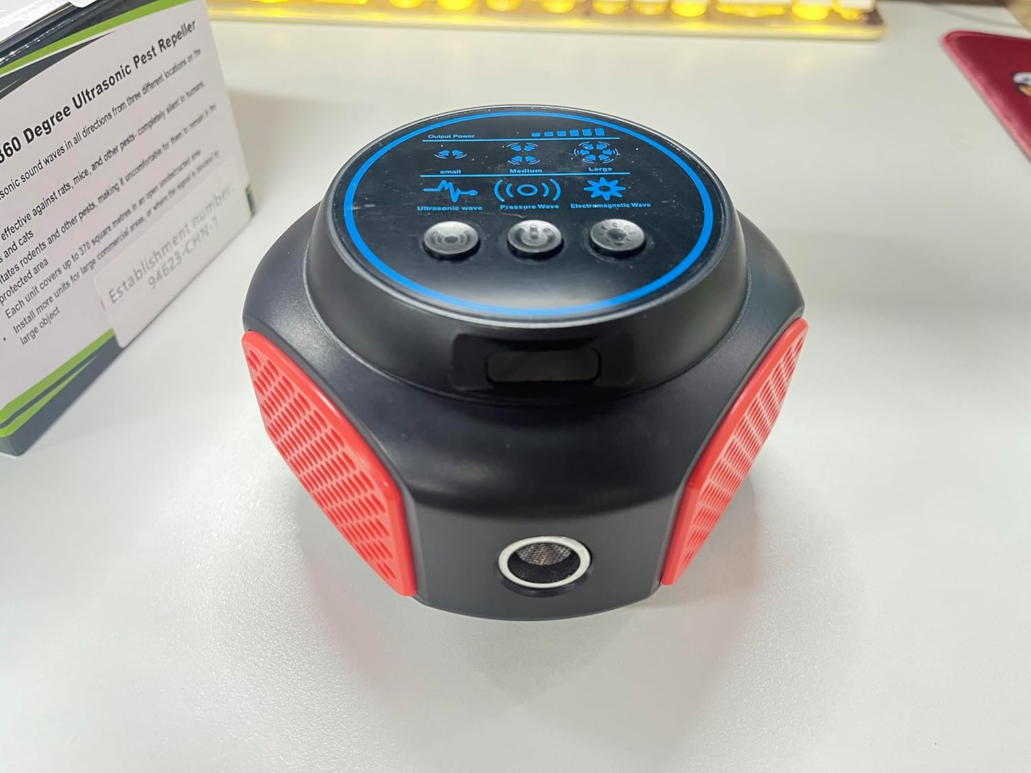 2026 360°Ultrasonic Mouse Repellent Plug in,Indoor Pest Control for Rodent Mice Rat Squirrel Bat Roach Spider Ant Bug,Electronic Repelling Device Mouse Traps for Basement House Kitchen Garage(2pack)