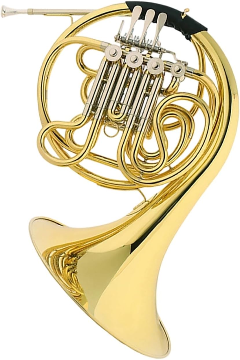 4 Key French Horn French Horn Four Key Double Row Lacquer Gold F Flat Bb Brass Tube