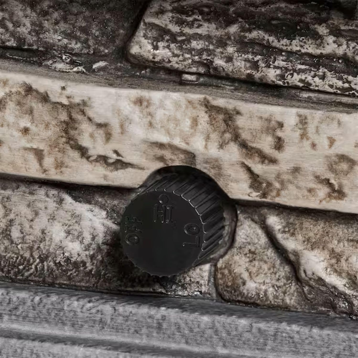 Envirostone Outdoor Propane Fire Pit, 15,000 BTU Stone Look Rectangle Tabletop, 14.125 x 11.25 Inch, Gray with Lava Rocks, 1 lb Tank Compatible