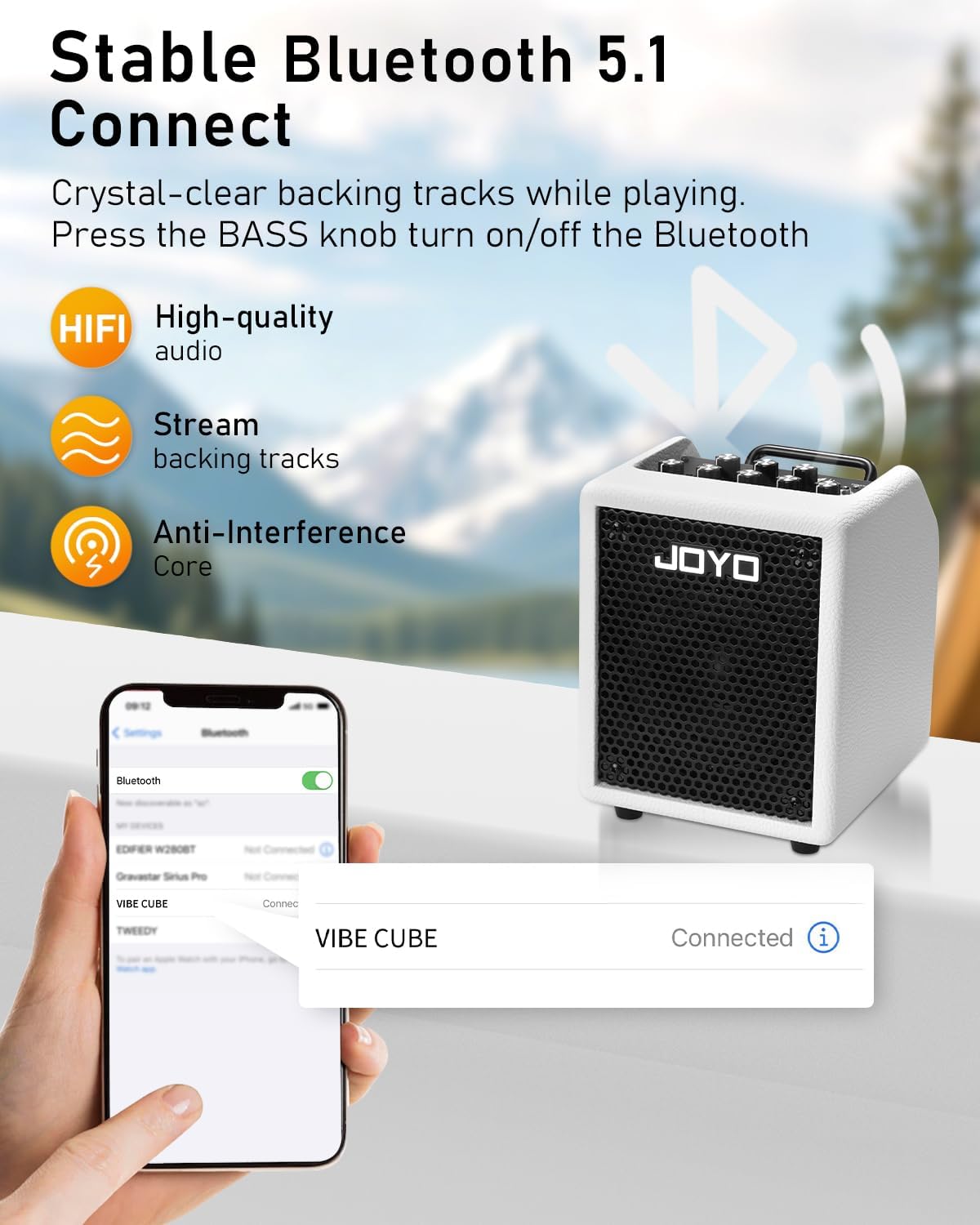 JOYO 30W Bass Combo Amplifier Portable Amp 4