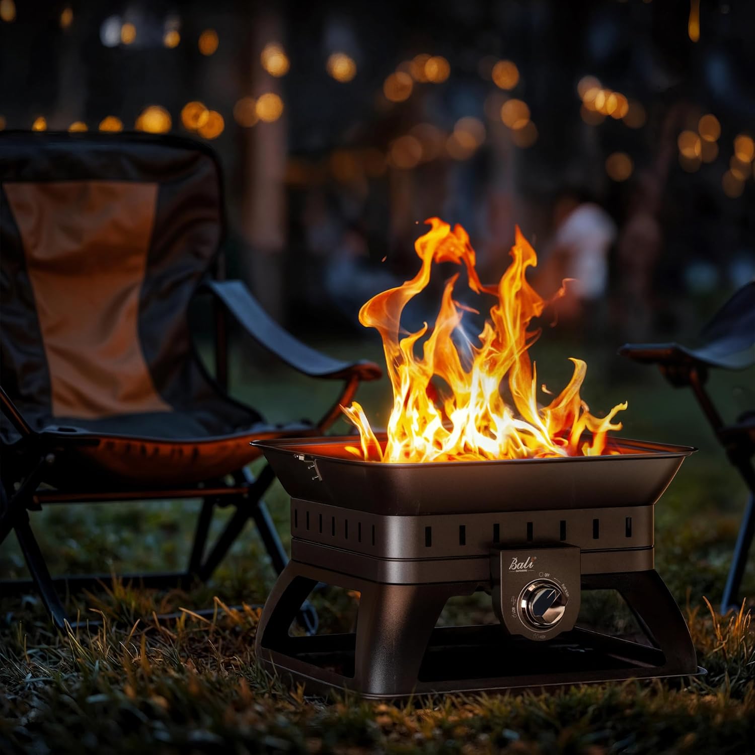 BALI OUTDOORS Propane Fire Pit Perfect for Camping Outdoor Fire Pit for Portable Firepits for Outside Outdoor Patio