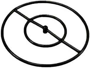 Rasmussen Black Iron Fire Pit Burner Ring (FRB30-B), Natural Gas, 30-Inches