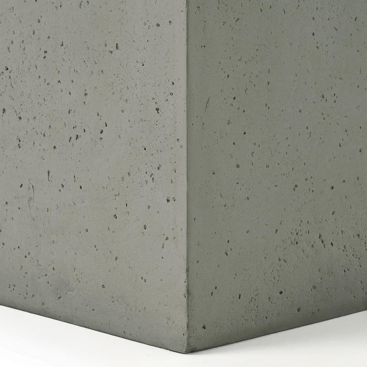 Propane Tank Table Cover, 20 LB Propane Tank Storage Box Fire Pit Gas Tank Cover Concrete, 2-in-1 Hideaway Propane Gas Tank Table Patio Side End Table for Propane Stoves (Light Gray)