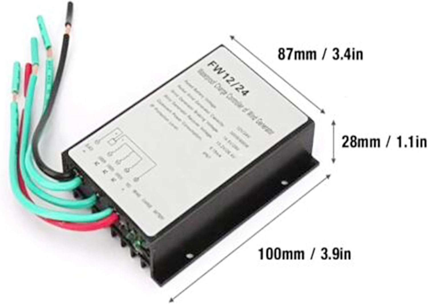 600W Wind Power Charging and Discharging Controller IP67 Waterproof Wind Power Output DC/AC 12V/24V Voltage Wind Power Generation Controller