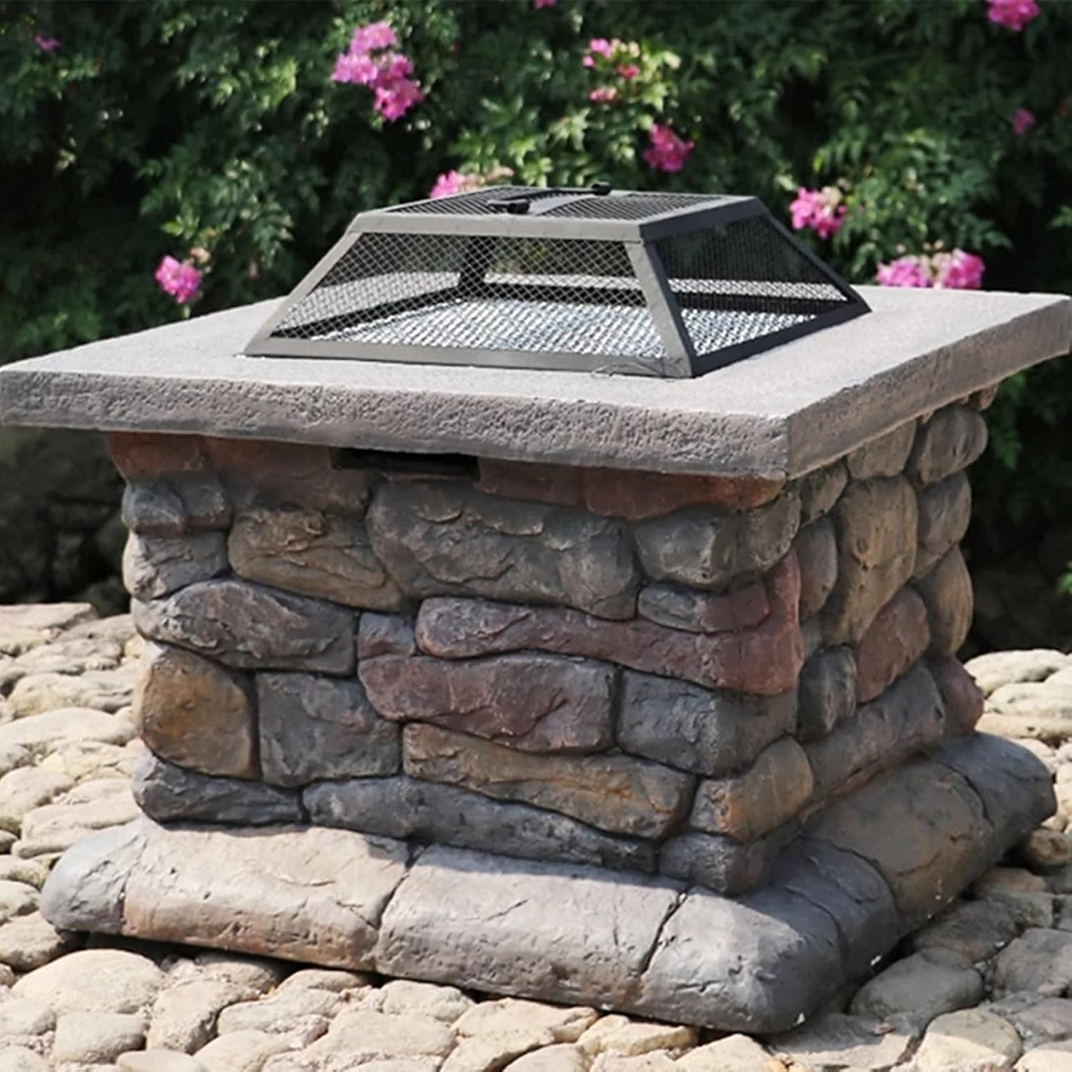 Outdoor Brazier Barbecue Table Outdoor Courtyard Villa Roast Meat Garden Fire Pit Household Multifunction Form BBQ Grills Portable Burning Brazier