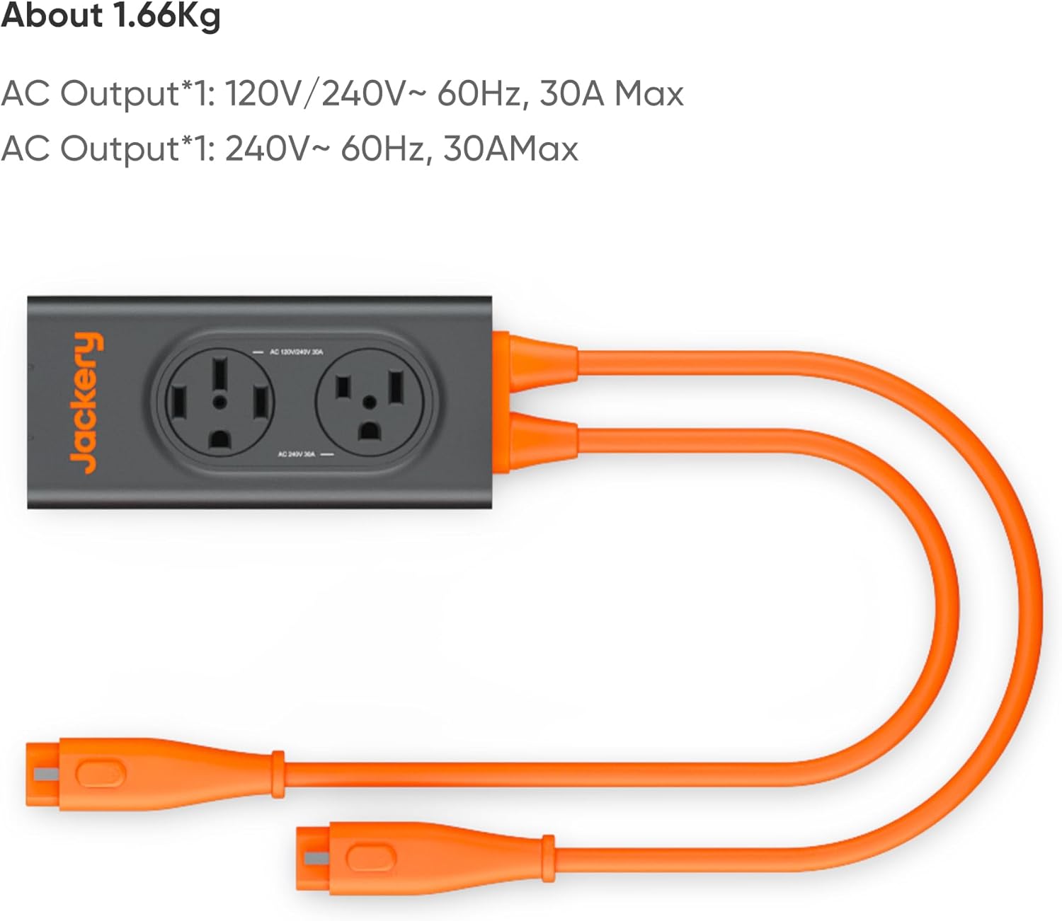Jackery Parallel Connector for Homepower 3600 Plus, Explorer 2000 Plus Portable Power Station