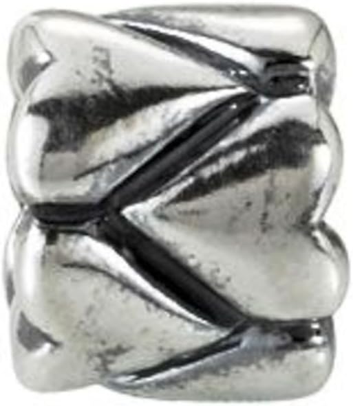 Bonyak Jewelry Sterling Silver Kera Heart Accented Bead
