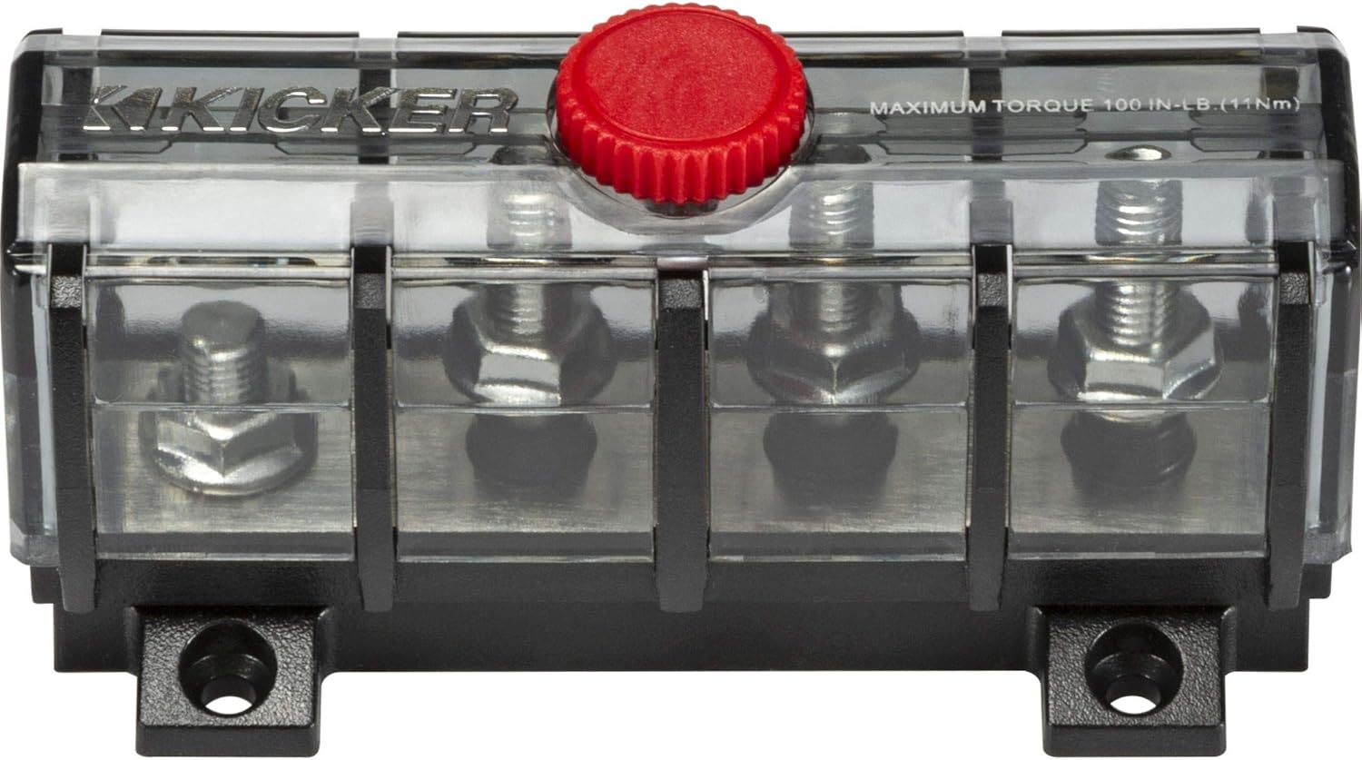 Kicker 47KMFDB3 ABYC Compliant Fuse Holder Distribution Block & 47KMDB3 Ground Distribution Block Bundle