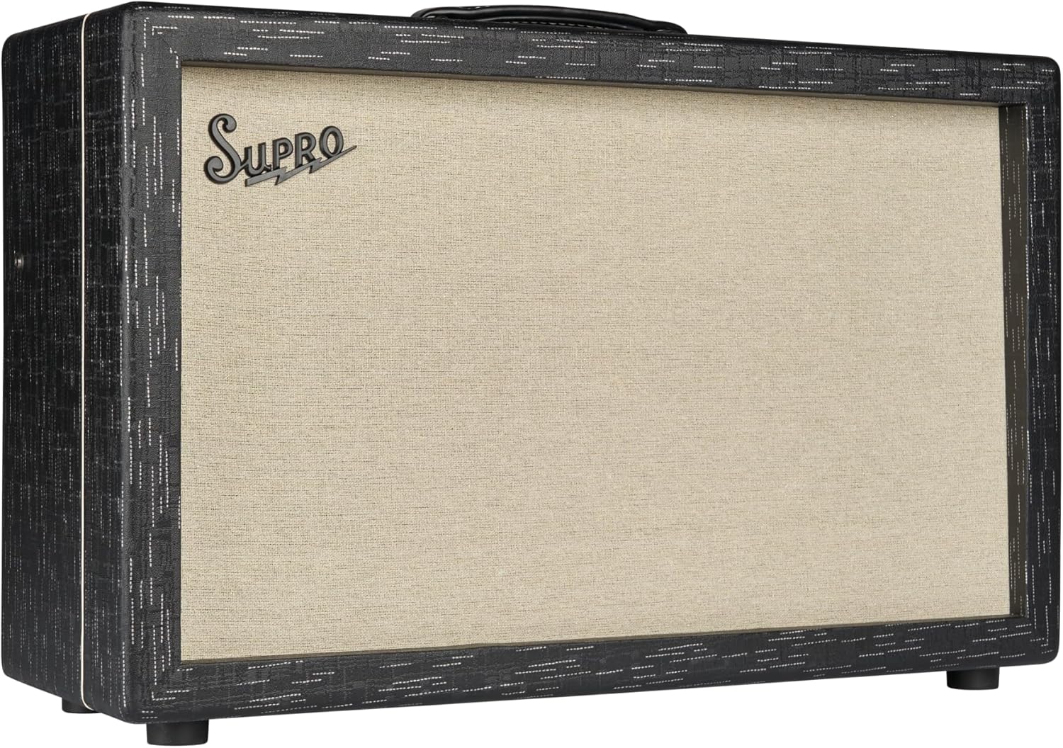 Supro 1933R Royale 50W 2x12 Inch Tube Combo Amp with Tube-buffered Effects Loop and Glorious Tube-Driven Spring Reverb (Black Scandia)